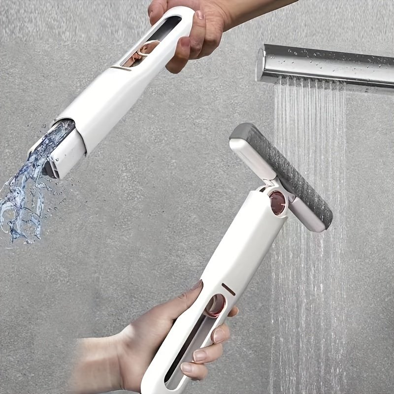 New Portable Self-NSqueeze Mini Mop, Lazy Hand Wash-Free Strong Absorbent Mop Multifunction Portable Squeeze Cleaning Mop Desk Window Glass Cleaner Kitchen Car Sponge Cleaning Mop Home Cleaning Tools - Image 7