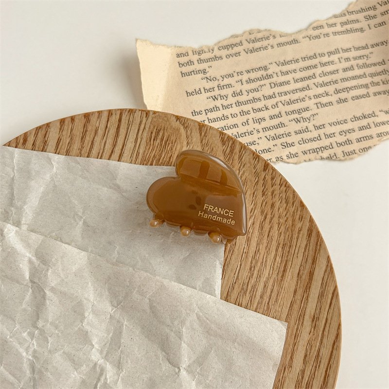 Love Small Jaw Back Hairpin Shark Clip - Image 2