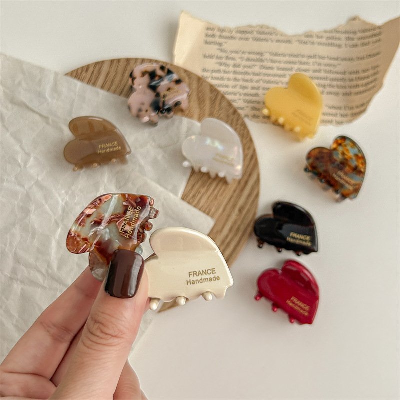 Love Small Jaw Back Hairpin Shark Clip - Image 4